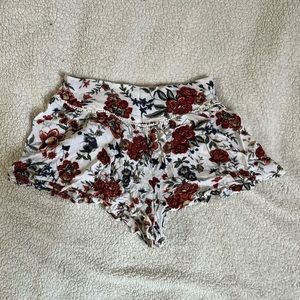 American Eagle Floral Flowy Shorts